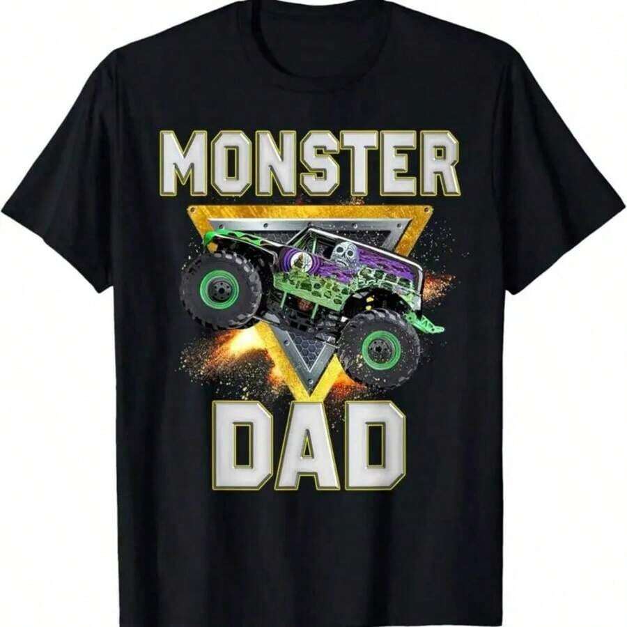 Monster Truck Dad Monster Truck Are My Jam Truck Lovers T Shirt - 彩色 - 查看 1