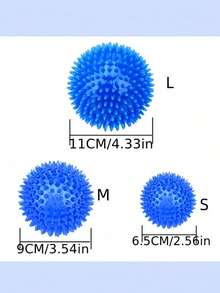 4个装，带声音的橡胶球，可咀嚼，多种颜色，互动式狗狗洁牙玩具，宠物训练和趣味游戏，室内外幼犬幼猫礼物 - 彩色 - 查看 12