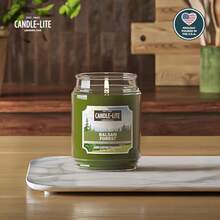 Fall Scented Candles Balsam Forest Fragrance 18 oz Jar Proudly Poured in USA Aromatherapy Candle Single-Wick with 110 Hours of Burn Time Perfect for Creating a Refreshing Ambiance - Fragancia de bosque bálsamo NUEVO - Ver 3