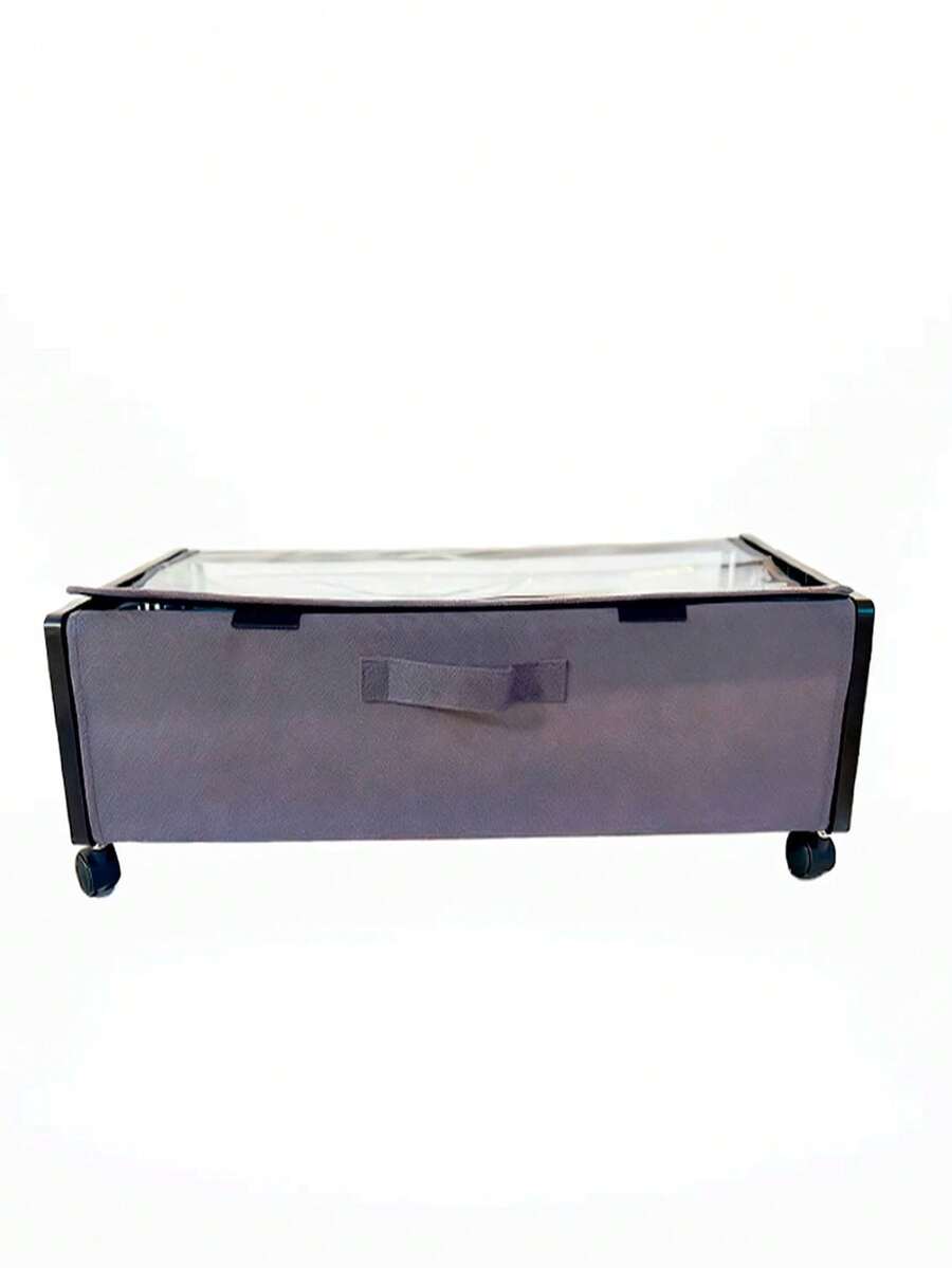 Dustproof Organizer Shoe Rack Storage Box - Grey - View 1