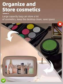16PCS Makeup Tools Set Including:5PCS Makeup Brush Set+1pc Multi-Functional Zipper Toiletry And Cosmetic Bag Waterproof+3PCS Makeup Sponges+3PCS Mini Air Cushion Powder Puffs+3PCS Triangle Powder Puffs+1pc Makeup Brush Cleaning Tools,All-In-One & Beginner-Friendly | Travel-Ready & Gift-Ready | Perfect For Newbies/Her - Brown - View 6