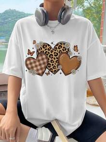 Áo thun nữ thiết kế theo yêu cầu - Tự thiết kế áo thun in hình cá nhân bằng cách thêm hình ảnh và văn bản của riêng bạn. Áo thun nữ tùy chỉnh - Thêm ảnh, logo, văn bản của riêng bạn để thiết kế áo thun thường ngày in hình cá nhân. - trắng - Xem 5