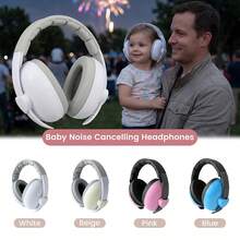 1 pieza Auriculares con cancelación de ruido para niños, orejeras de protección auditiva para bebés con reducción de ruido para bebés de 0 a 3 años, niños pequeños, bebés - Multicolor - Ver 1