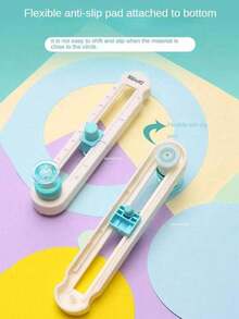 1个直径2-20厘米的圆形切割器，便携式圆形切割工具，适用于家庭、书房、办公室，可切割圆形、直线形和圆弧。 - 藍色 - 查看 3