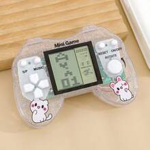 Oversized Game Controller Shaped Classic Large Screen Pixel Game Handheld Console, Nostalgic Retro Toy For Kids & Students - Multicolor - View 15