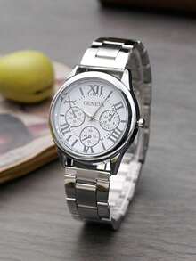 男士优雅百搭石英表，时尚简约 - 彩色 - 查看 11