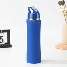 Customized Text LOGO Stainless Steel Water Bottle, Personalized Insulated Portable Sports Water Cup With Name, Leak-Proof Sealed Design, Perfect For Back To School Season Gift, Birthday Gift, Personalized Gift, Cupholder Friendly - Multicolor - View 12