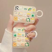 Ốp bảo vệ kiểu hoạt hình, tương thích với tai nghe Apple, chống trầy xước và chống rơi vỡ. - Nhiều màu - Xem 1