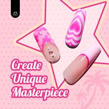 Beetles Spring Gel Polish Set - Fingertip Palette, 32 Colors Valentines Polish Set With Base Top Coat - 20 Color Alluring Sweetie - 查看 4