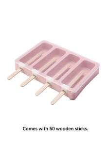 1pc PP Material 4/9 Cavity Ice Cube Tray,Ice Cream Molds, Popsicle Mold , Can Reuse Ice Tray, Easy Disengage The Mold, Applicable To Home-Made Popsicles, DIY Popsicle Mold,Tanley Cup Accessories - Multicolor - View 16