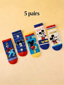 Disney 10/5 双正品 & Friends 儿童袜子，新年礼物袜，男童冬季袜子，卡通圣诞新年动画袜，男童袜子，家居地板袜，新奇趣味礼物袜，儿童袜子，袜子 - 彩色 - 查看 12