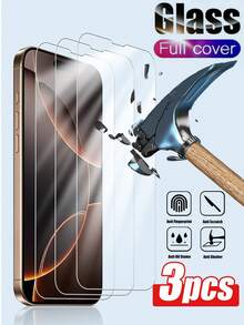 3片装高清屏幕保护膜，采用高硬度材料制成，保护手机屏幕，防指纹，防刮擦、防冲击，兼容 17 Pro Max/17 Pro/17 Air/17e/17/16 Pro Max/16 Pro/16 Plus/16e/16/15 Pro Max/15/14/13/12等型号 - 無色 - 查看 12