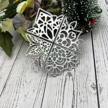 Matriță de embossare flori, matriță din oțel carbon cu diverse modele florale, potrivită pentru scrapbooking, realizare de cărți și proiecte DIY pentru artizanat - mc114 - Vizualizare 7