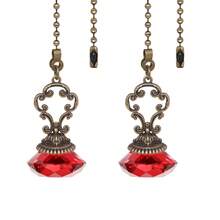2pcs Vintage Copper Chain Crystal Pendant Extender, Colorful Pendant Extender, Zipper Extender With Crystal Prism Ball Connector, Suitable For Bathroom Toilet Light, Ceiling Fan, Table Lamp Extension Cord, Indoor Outdoor Garden Sunshine Catcher, Making Colorful Party Decorations, Suitable For Mother's Day, Father's Day, Party, Birthday Gifts - Multicolor - View 23