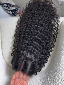 bling hair Wear And Go Glueless Wigs Human Hair Pre Plucked Pre Cut 6x4 Deep Wave Lace Frontal Wigs Human Hair 200% Density 26 Inch Ready To Wear Deep Wave Curly Glueless 5x5 Lace Closure Wigs Glueless Wig For Women Curly Wave 9x6 7x5 Glueless Wig HD Transparent Lace Front Wigs Brazilian Wet And Wavy For Beginners Natural Color - Natural Black - 查看 1