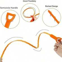 5pcs Household Drain Cleaner Tool For Hair Clog Removal Wash Basin Pipe Unclogging Essential Cleaning Kit - 5pcs - View 2