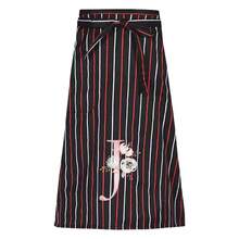 Apron Oil-Proof Waterproof Household Cooking Kitchen Apron Chef Work Apron Adjustable Adult Waist Apron Pink Flower 26 Initial Letter A-Z Coffee Overalls With Pocket Kitchen For Men Women Necessary - 1pc - Black and Red Bar - View 15