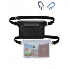 1pc Waterproof Waist Bag, Large Capacity Waterproof Phone Pouch, Summer Outdoor Sports Waterproof Bag, Triple Sealed Waterproof Waist Pack, Outdoor Sports Beach Phone Protective Case, Swimming Diving Protective Cover, Back To School Essential, Waterproof Bag, Beach Bag, Beach Accessories, Suitable For Boating, Swimming, Snorkeling, Kayaking, Beach, Water Park, Can Be Used As Phone Case And Wallet, Suitable For Vacation, Pool Activities - Multicolor - View 10
