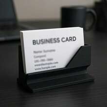 1pc A Minimalist And Stylish Business Card Holder,Desktop Organizer Designed For Storing And Displaying Your Business Cards, Multi Functional Business Card Holder, Business Card Box - View 7