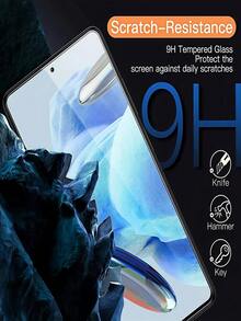 5片装全覆盖超高清钢化玻璃膜，9H硬度，防爆防刮，适用于三星Galaxy S26 S25 S24 Ultra S23 FE A55 A54 A56 A57 A37 A36 A35 A17 A07 A06 A07 A05等手机屏幕，无气泡自动吸附保护膜 - 無色 - 查看 11