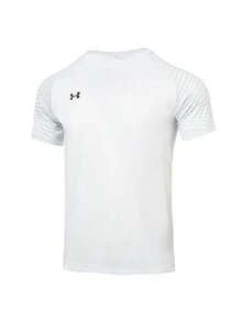 Under Armour Unisex Shirt, 2026 Summer New Football Training Sports Running Fitness Breathable Short Sleeve T-Shirt 24500509-100 - White - View 1