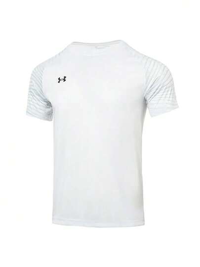 Under Armour 男女通用 2026 春季新款足球训练运动跑步健身透气短袖T恤 24500509-100