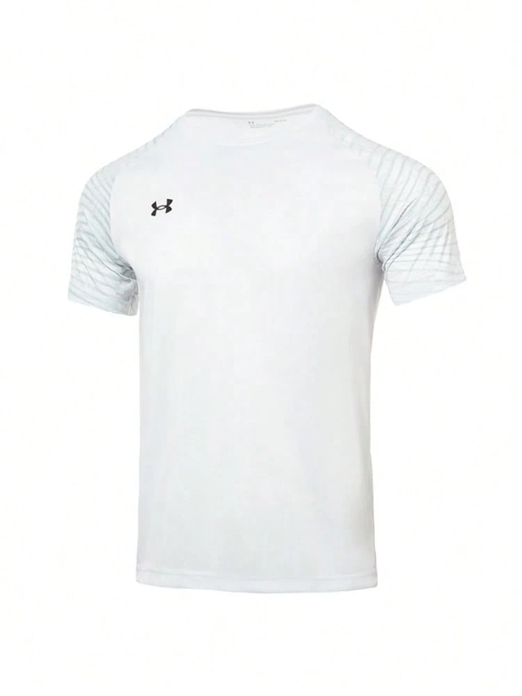 Under Armour Unisex Shirt, 2026 Summer New Football Training Sports Running Fitness Breathable Short Sleeve T-Shirt 24500509-100 - White - View 1