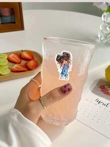 1/2 Sets Cute Cartoon Character Girl Stickers, Suitable For Scrapbooking, Diary, Notebook, Laptop, DIY Crafts - Grid - View 9