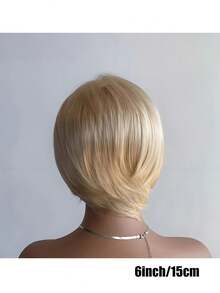 13X4 Lace Front Wig, Ombre Golden To Brown Long Straight Synthetic Hair Wig, Heat Resistant Fiber, Soft Pre-Plucked Hairline, Suitable For Daily, Party And Various Occasions - Multicolor - View 5