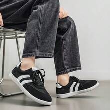 2026新款男士运动鞋、男士时尚休闲鞋、系带鞋、滑板鞋、男士运动鞋、个性街头风男鞋 - 黑色 - 查看 6