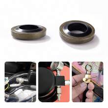 Set 1200 buah O-Ring Karet, 24 Ukuran Berbeda, Desain Penampang Bulat. Gasket Karet Sintetis ini Tahan Panas dan Minyak, Cocok untuk Mesin Cuci Tekanan Tinggi, Pipa, Penyegelan Udara dan Gas. Kit Gasket O-Ring Karet Hitam Berkualitas Tinggi 225 buah, 18 Ukuran, Cocok untuk Sistem Pendingin Udara Otomotif, Cincin Penyegel Universal. - B - View 9