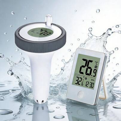 Summer Bestsellers: Pool Thermometer, Water Thermometer (For Pool And Bathtub), Wireless Floating Thermometer (For Aquarium And Pond)
