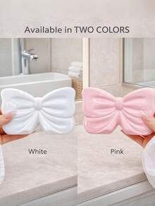 1/2pcs Bow Toothbrush Holder, Cute Bathroom Decor & Toothbrush Storage Accessory - Multicolor - View 5