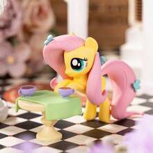 Hasbro 我的小马驹 Fluttershy 盲盒摆件，粉色甜美派对系列。适合主题生日派对装饰、婚礼装饰、情人节礼物、粉丝收藏，也是送给家人和朋友的完美礼物。 - 彩色 - 查看 4