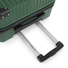 YONSLY Lightweight 2‑Piece Suitcase Set 24/28 Inches With 4 Wheels 360° Mesh Pocket TSA Customs Lock YKK Double Repair Zipper Suitcase For Vacation - 深綠 - 查看 4