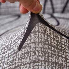 1 bộ bọc ghế sofa họa tiết hoa sen tối giản, thanh lịch, chống bụi, chống trầy xước, có thể tái sử dụng, giặt máy/giặt tay, phù hợp cho mọi mùa. - Xám - Xem 5