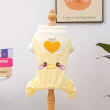 PETCIRCLE 1件宠物衣服，狗狗服装，小型犬可爱怪兽领带连体衣 - 彩色 - 查看 12