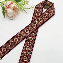 Dây ren jacquard polyester mới, rộng 3cm, kiểu Bohemian, dài 10 thước, thích hợp để trang trí cổ tay áo, cổ áo, viền mũ, rèm cửa, trang trí nhà cửa, đồ thủ công may vá. - A - Xem 14