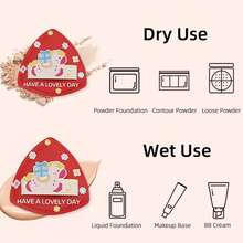 BATENG 1pc Powder Puff With Pony Pattern,Makeup Blenders,Makeup Sponge Puff Suitable For All Skin Types With Storage Box,Thick And Soft,Cream And Powder For Flawless,Soft And Skin Friendly Makeup Puff,Makeup Tools Easy Carrying Or Travel,Room Decor,Vanity,Bedroom,Gifts,Gifts For Women,Christmas Gifts - Multicolor - View 5