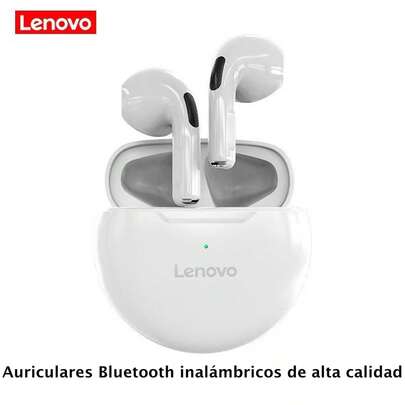 Lenovo HT38 Wireless Bluetooth Headphones High Definition Sound Sweatproof Sports Earphones Lightweight Comfortable Long Battery Life Hearing Gaming Work Music Running Earbuds Air Pod Lenovo In-Ear Headsets