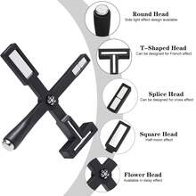 五合一多功能强磁棒，适用于3D猫眼凝胶指甲油，磁性工具，磁性笔，美甲设计，闪粉效果，美甲沙龙魔法工具，美甲用品，美甲工具，美甲艺术工具，返校季，美甲，美甲工具，按压式美甲片 - 黑色 - 查看 3