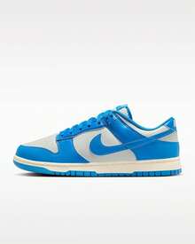 Nike Dunk Low Retro 'Essential Edition' - Premium Genuine Leather Low-Top Sneakers | Viral 2026 Classic Basketball Silhouette | High-Quality Daily Lifestyle Trainers | Comfortable Padded Streetwear Staples | Authentic Unisex Sportswear - 藍色 - 查看 9