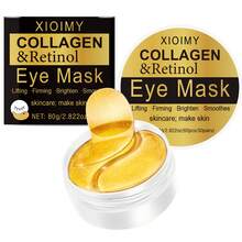 Xioimy 60片胶原蛋白视黄醇眼膜，高保湿，细致紧致眼周肌肤，提亮肤色，告别干燥暗沉，眼部护理，胶原蛋白眼膜，视黄醇眼膜 - 數量 - 查看 9