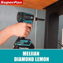 SuperPan 171 無刷無線衝擊驅動器，多功能電動螺絲起子，適合居家使用，高扭力電動工具，適用於裝修，裸機 - 查看 5