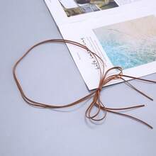 1顶女士卡其色宽檐草帽，时尚复古大檐沙滩防晒编织帽，夏季适用 - 彩色 - 查看 11