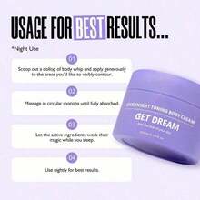 Get Dreamy Overnight Firming Body – Toning & Tightening Whipped Moisturizer Women & Men - 1PC - View 6
