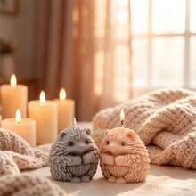 Khuôn silicon hình nhím hoạt hình dễ thương, khuôn nến hình động vật 3D để tự làm sáp, xà phòng, nhựa, dụng cụ tháo khuôn dễ dàng và có thể tái sử dụng. - Nhím - Xem 4