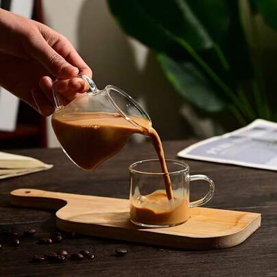 SOKANY 2 chiếc đĩa nhỏ bằng thủy tinh có góc cạnh, thích hợp đựng nước sốt bít tết, cà phê, gia vị, sữa, mật ong.