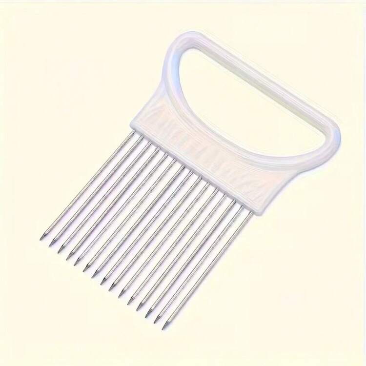 SOKANY Dụng cụ thái rau củ bằng thép không gỉ, thích hợp cho hành tây, tỏi, trái cây và rau củ, dụng cụ nhà bếp cầm tay tiện dụng, dụng cụ thái rau củ bằng thép không gỉ, dụng cụ thái cố định phù hợp cho 30 hộ gia đình. - Xem 10