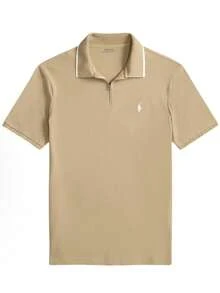 Polo Ralph Lauren Men's Classic Stretch Mesh Short Sleeve Polo With Embroidered Logo - 杏色 - 查看 6